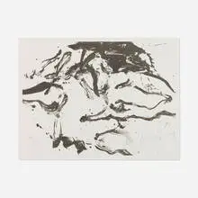 Woman in Amagansett by Willem de Kooning, 1970, lithograph, sold Aug 2025