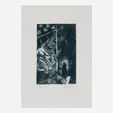 Jasper Johns, Summer (Blue), 1985-91, lithograph in colors on pale blue J. Whatman