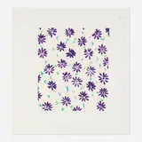 Donald Sultan, Wallflower 22 (from the Wallflowers portfolio), 2008, screenprint in colors