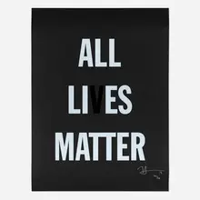 All Li es Matter by Hank Willis Thomas, 2019, screenprint, sold Aug 2025