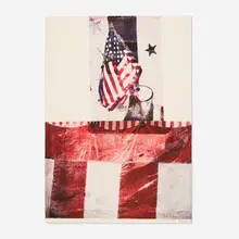 Robert Rauschenberg, Edward Kennedy Campaign, 1994, offset lithograph in colors