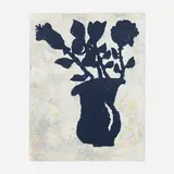 Donald Baechler, Flower Pot, 2004, pochoir on handmade paper