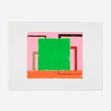 Peter Halley, Fluke, 1991, screenprint and lithograph in colors