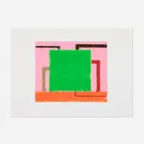 Peter Halley, Fluke, 1991, screenprint and lithograph in colors