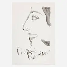 Paris Review by Alex Katz, 1991, serigraph on paper, sold Aug 2025