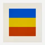 Ellsworth Kelly, Blue, Yellow, Red, 1970-73, screenprint in colors