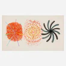 One Million Tons Per Square Inch by James Rosenquist, 1977, etching and aquatint in colors with pochoir on Pescia Italia, sold Aug 2025