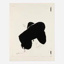Untitled by Joel Shapiro, 1979, lithograph, sold Aug 2025