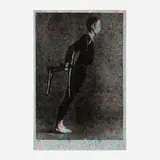 Andy Warhol, Merce Cunningham I (from the Cunningham I portfolio), 1974, screenprint on Japanese gift wrapping paper