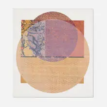 New Movie 1 by Sam Gilliam, 2008, relief, archival inkjet, sold Aug 2025