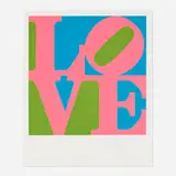 Robert Indiana, Rose (from A Garden of Love series), 1982, screenprint in colors