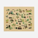 Ray Yoshida, See, 1995, lithograph in colors