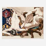 Philip Pearlstein, Models in the Studio, 1976, etching and aquatint in colors