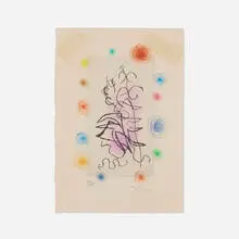Obscur Laurier by Joan Miró, 1962, etching and aquatint in colors, sold Aug 2025