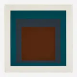 SP-VII by Josef Albers, 1969, screenprint in colors, sold Aug 2025