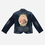 Kehinde Wiley x Paige, Denim Jacket, 2006, screenprint in colors with embroidery on denim jacket