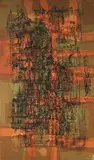 Dorothy Louise Bowman, City of Winds, Color lithograph - Plate: 33 1/2 in. x 20 in