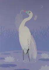 Jonathan Meader, Twilight, Color lithograph - Plate: 26 in. x 16 in
