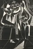 Neal Doty, Two Geometric Figures, Linocut - Plate: 35 in. x 23 1/2 in