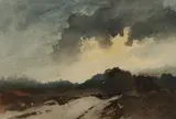 Thomas Marjoribanks Hay, Approaching Storm, Watercolor on paper