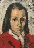 Portrait of a Woman by American School, Oil on canvas, sold Dec 2005