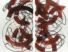 D. K. Semivan, BUZZARD'S BAY AND LONG ISLAND: TWO WORKS, each dated 1984, Mixed media on paper