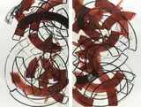 D. K. Semivan, BUZZARD'S BAY AND LONG ISLAND: TWO WORKS, each dated 1984, Mixed media on paper