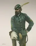 Paul Macwilliams, Civil War Union Officer, Oil on canvas