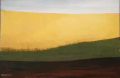 E. H. Monroe, Wheat Field, Oil on canvas
