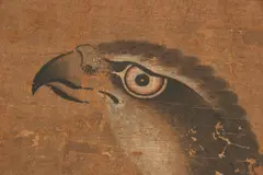 Eagle by Anonymous, Ink and color on paper, sold Apr 2006