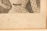Marie Laurencin, Chanson Ou le Rideau Noir, Etching - Plate: 6 1/2 in. x 5 1/2 in