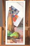 Anatoly Sokolov, STILL LIFE ABSTRACTS: TWO WORKS, both signed lower right, Oil on particle board
