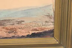 Elizabeth Schleussner, California Landscape, Oil on board