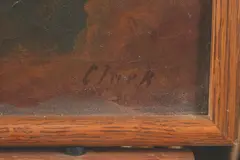 George Clark, Watermill Cottage, Oil on canvas