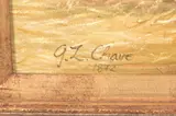 G. L. Chave, Wheat Gatherers, Oil on canvas