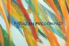 Kathleen Macdonald, Just A-Traveling Palm, Acrylic on canvas