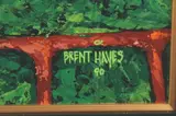 Brent Hayes, Golf Course Greens, Acrylic on plexiglass