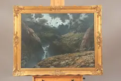 A. D. Greer, The Sublime American Wilderness, Oil on canvas