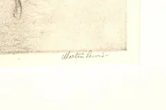 Martin Lewis, Untitled, SNOW ON EL, 1929, signed in pencil, lower margin