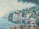 American School, Emerald Coast I, Color lithograph - Plate: 27 in. x 36 in