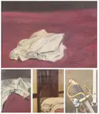 Pierce Rice, U.S, Second; oil on canvas board