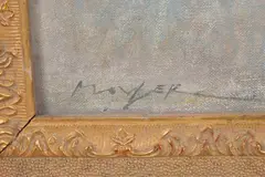 Barry Alan Moyer, Winter Abbreviated, Oil on linen