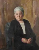 Frank H. Myers, Portrait of Grandmother, Oil on canvas