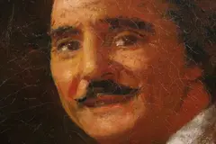 Karl Termohlen, Bavarian with His Pipe, Oil on canvas