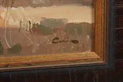 Cerla, La Ferme a L'Aire, Oil on canvas