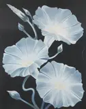 Lowell Blair Nesbitt, Morning Glories, Silkscreen