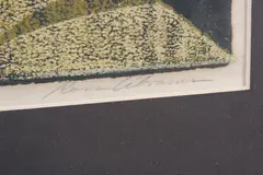 William Ross Abrams, Untitled, BERT MORTON, colored woodcut