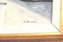 Edward Bordett, Night Moods, Oil and gesso on particle board