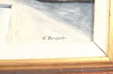 Edward Bordett, Night Moods, Oil and gesso on particle board