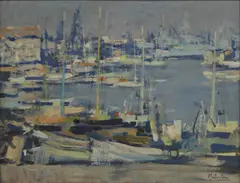 Eugène Baboulène, Untitled, oil on canvas 60 x 81cm Provenance: With Frost & Reed